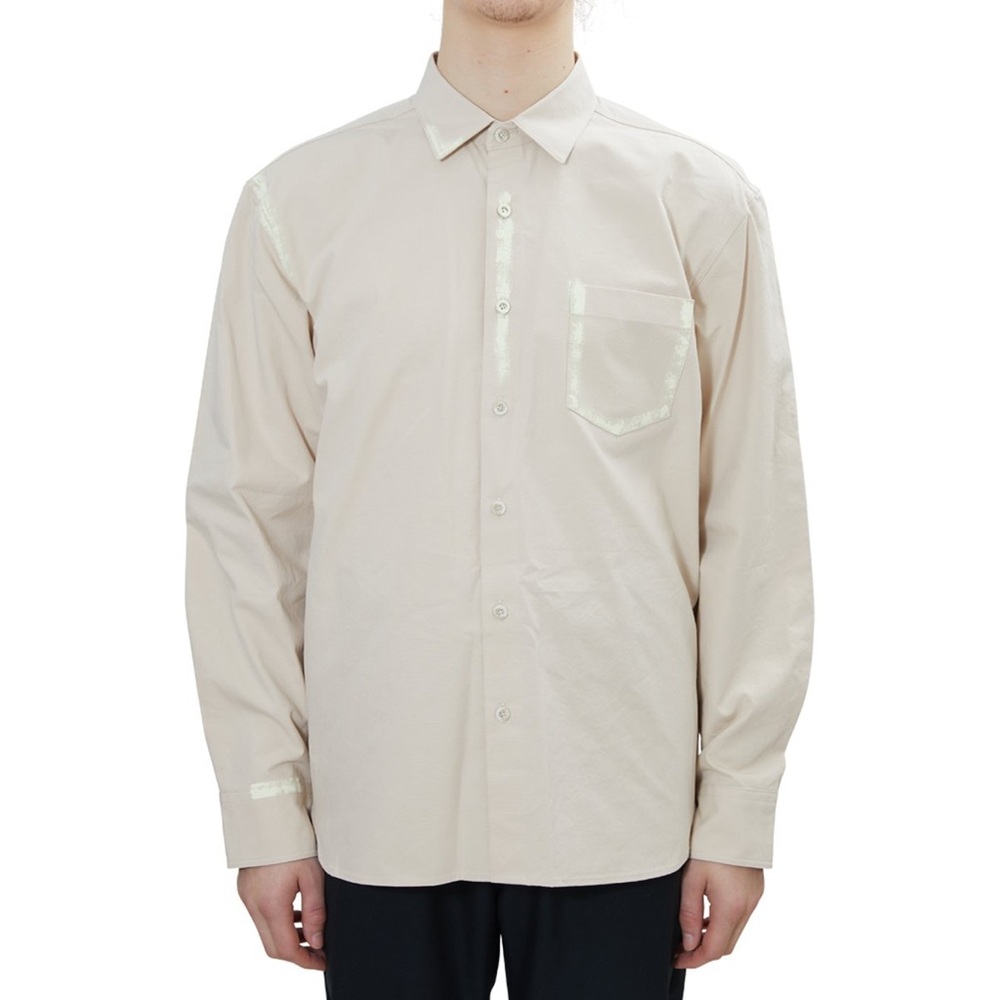 Ader Error Biege Allac Shirt Button Up Oversized … - image 1